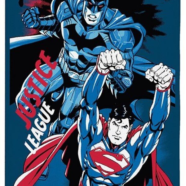 Toalha Aveludada Estampada Liga da Justiça  061250 | Lepper